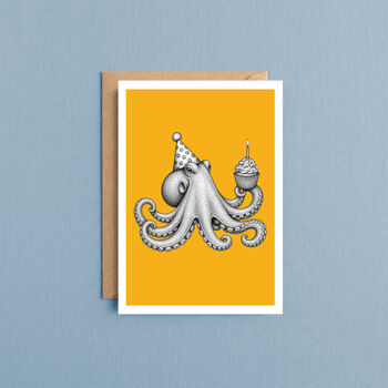 Pack Of Six Marine Life Birthday Cards, 8 of 11