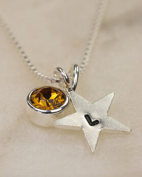 Birthstone Star Necklace, 4 of 7