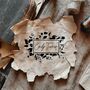 Botanical Rubber Stamp With Signature Name, thumbnail 1 of 4