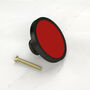 Red Shade Cupboard Drawer Door Cabinet Knobs Handles, thumbnail 11 of 12