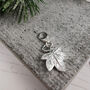 Ivy Leaf Silver Bracelet Charm, Necklace Or Bracelet, thumbnail 5 of 9