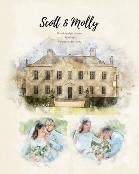 Wedding Venue Personalised Prints, 4 of 5