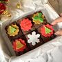 Personalised Christmas Fudgey Brownies, thumbnail 6 of 12