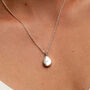Diamond Teardrop Urn Necklace 925 Silver, thumbnail 4 of 9