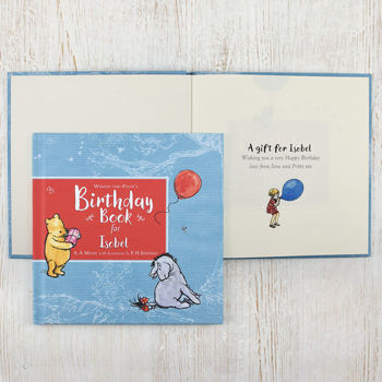 Personalised Winnie The Pooh Birthday Book, 2 of 6