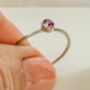 Birthstone Stacking Ring, thumbnail 2 of 5