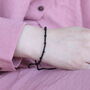 Black Beads Evil Eye Indian Nazaria Bracelet, thumbnail 1 of 9