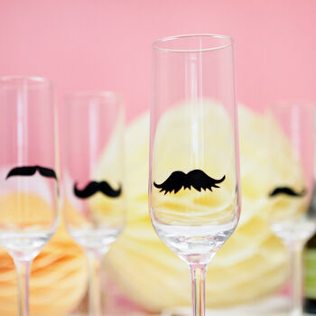 Moustache Stick On Decorations For Glassware, 3 of 3