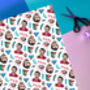 Tom Selleck Wrapping Paper – 80s Magnum Inspired Funny Gift Wrap, thumbnail 2 of 11