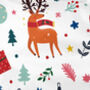 Scandi Festive Gift Wrapping Paper Roll Or Folded, thumbnail 3 of 3