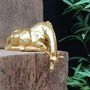 Peering Over Elephant And Giraffe In Silver And Gold, thumbnail 8 of 10