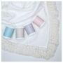 Personalised Baby Muslin Blanket In Soft Cream, thumbnail 4 of 7