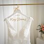 Luxury Personalised Bridal Hanger, thumbnail 4 of 7