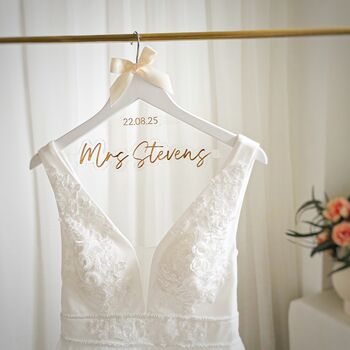 Luxury Personalised Bridal Hanger, 4 of 7