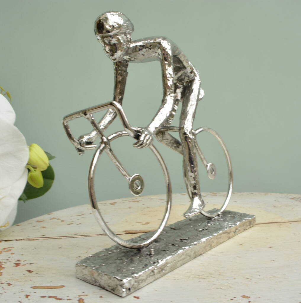 Cyclist Sculpture By Me And My Sport | notonthehighstreet.com