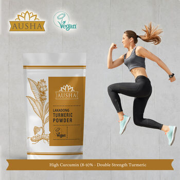 Ausha Lakadong Turmeric Powder 100g Double Strength Curcumin, 4 of 10