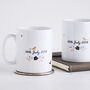 Set Of Two Romantic Silhouette Mr And Mrs Mugs, thumbnail 2 of 2
