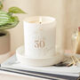 Any Age Birthday Gift Luxury Scented Soy Wax Candle, thumbnail 4 of 12