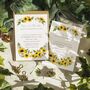 Sunflowers Flat Wedding Invitations, thumbnail 3 of 7