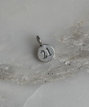 Sterling Silver 21st Birthday Necklace, 6 of 6