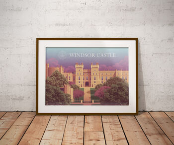 Platinum Jubilee Windsor Castle Poster Art Print, 6 of 8