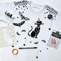 Witches Cat Kids T Shirt Painting Starter Kit, thumbnail 2 of 10