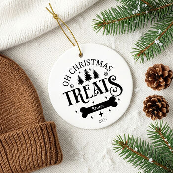 Personalised Dog Pet Christmas Bauble, 2 of 10