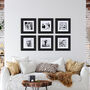 Square Black Frame Gallery Wall Collection, thumbnail 2 of 6