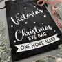 Personalised Christmas Eve Bag Natural With Black, thumbnail 12 of 12