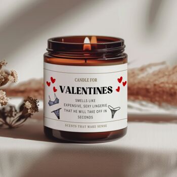 Valentines Gifts Funny Scented Candle, 4 of 8