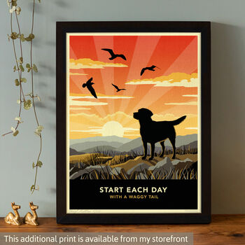 Scenic Dog Lovers Gift. Labrador Limited Edition Print, 8 of 8