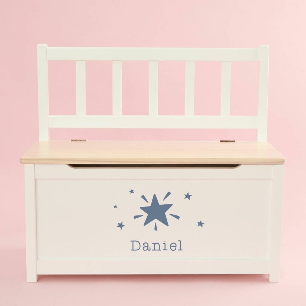 Personalised Shining Star Design Toy Bench