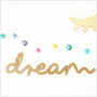 'Dream' Glitter Acrylic Sign, thumbnail 2 of 6