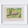 Rhs Harlow Carr Art Print Harrogate North Yorkshire Poster, thumbnail 2 of 5