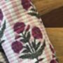 Block Print Washbag, Make Up Pouch, Travel Kit, thumbnail 8 of 12