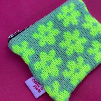 Blossom Knitted Mini Purse, 2 of 10