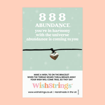 Your Angel Number Heart Bracelet Gift, 9 of 12