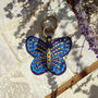 Butterfly Leather Bag Charm And Keyring, thumbnail 3 of 3