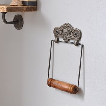 Antique Style Toilet Roll Holder, 2 of 2