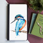Inky Kingfisher Faux Leather Phone Case With Card Slots, thumbnail 4 of 5