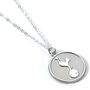 Tottenham Hotspur Silver Disc Necklace, thumbnail 3 of 4