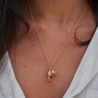 Mini Manatee Necklace In Sterling Silver Or Plated Gold, thumbnail 1 of 4