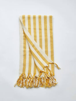 Brighton Stripe Hammam Towel, 12 of 12