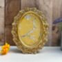 Gold Oval Butterfly Style Photo Picture Frame Holder 6x4 Freestanding, thumbnail 7 of 7