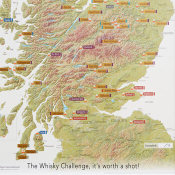 Personalised Scratch Off Whisky Distilleries Print, 9 of 11