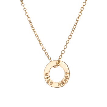 Gold Plated Or Sterling Silver Karma Necklace, 3 of 6