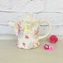 Vintage / Antique Floral Teapot, thumbnail 1 of 10