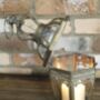 Antique Gold Crown Candle Lantern, thumbnail 3 of 3
