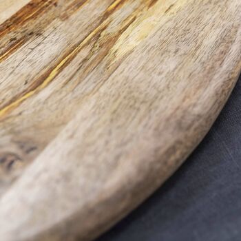 Mango Wood Round Serving Board, 2 of 5