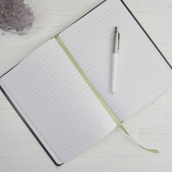 Personalised Fawn Notebook Gratitude Diary Planner, 2 of 5